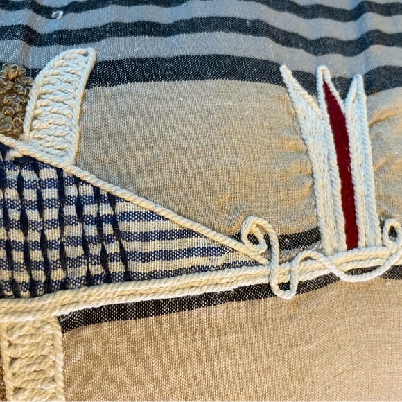 Set of 2 Pier One Nautical Pillows both included - Picture 4 of 16